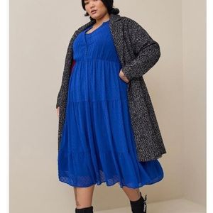 Torrid size 3 blue maxi super cute bnwt